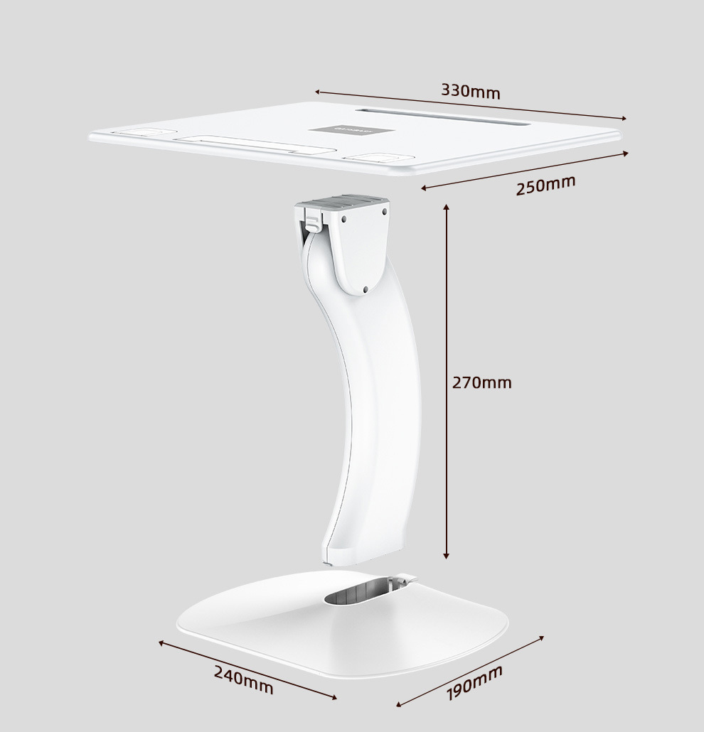 Laptop Stand Desk Ajustable For Reading Computer Folding Table Multi Function Learning Reading Desk Heightening Bracket Holder