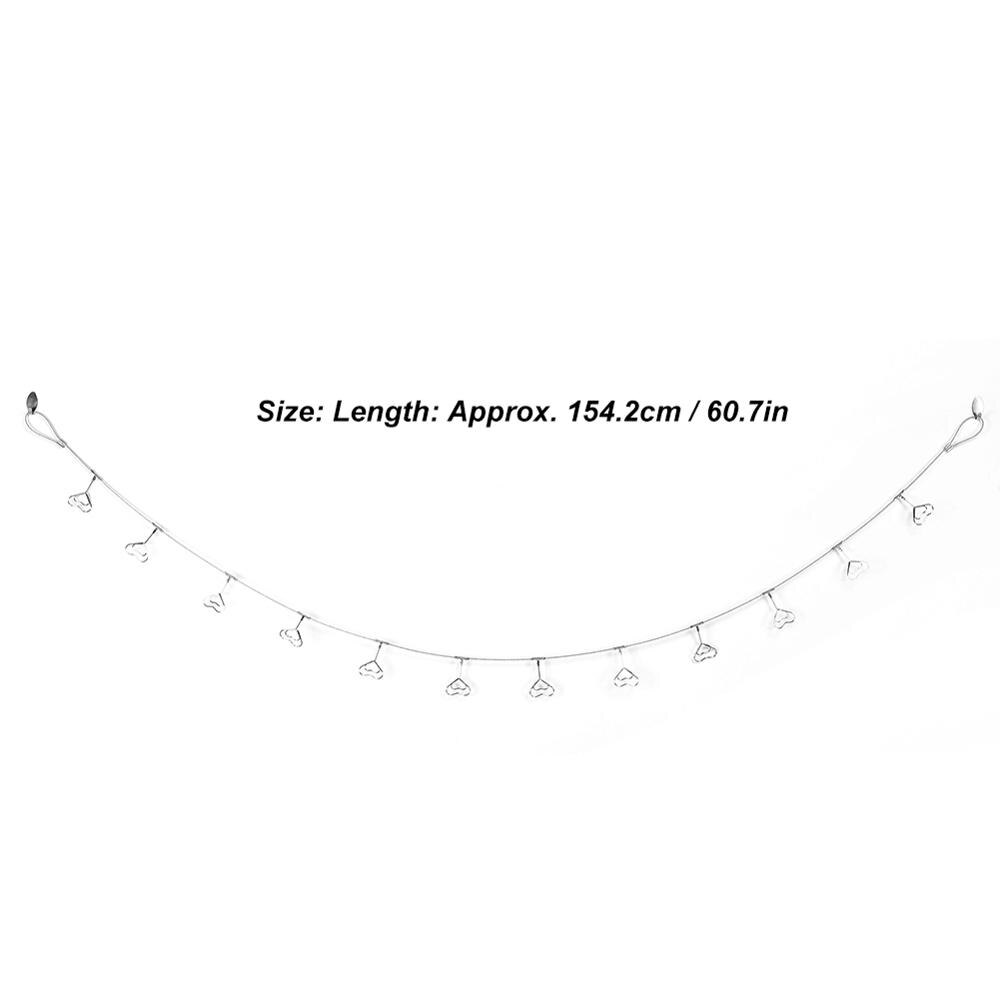 Photos Clips Metal Photos Clips Hanging Photos Clips Heart Shapes Steel Wire Rope Wall Pictures Display Decoration Clips