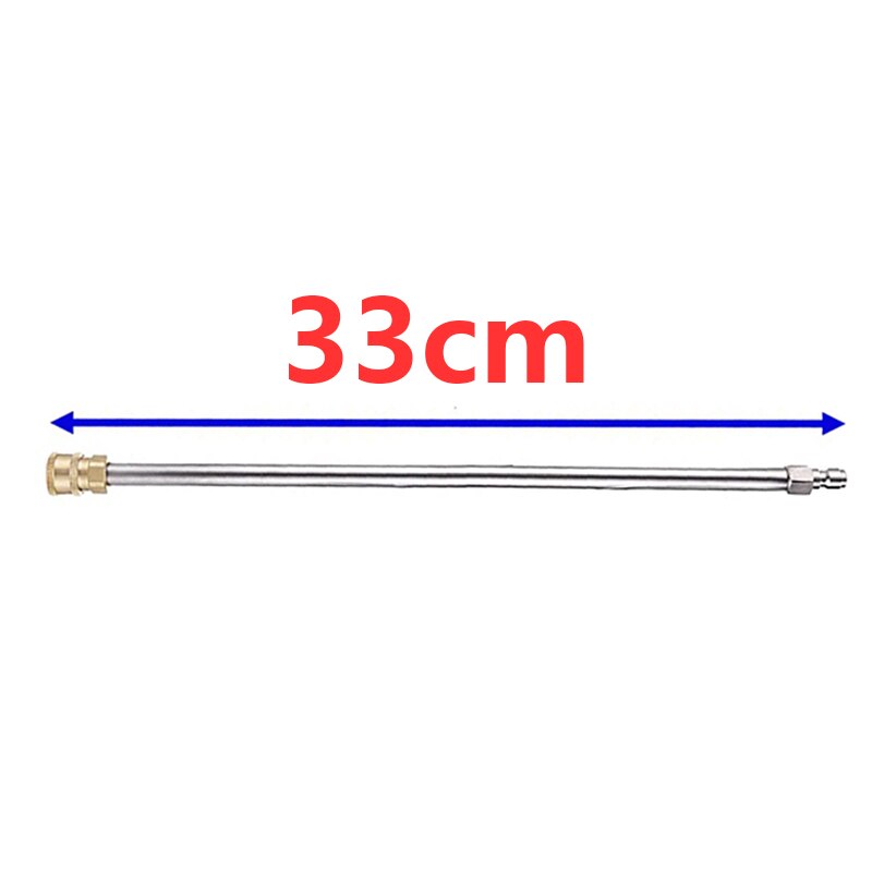 Tool Pressure Washer Extension Wand, 20 Inch Stainless Steel with 1/4" Quick Connect Power Washer Lance: Brown
