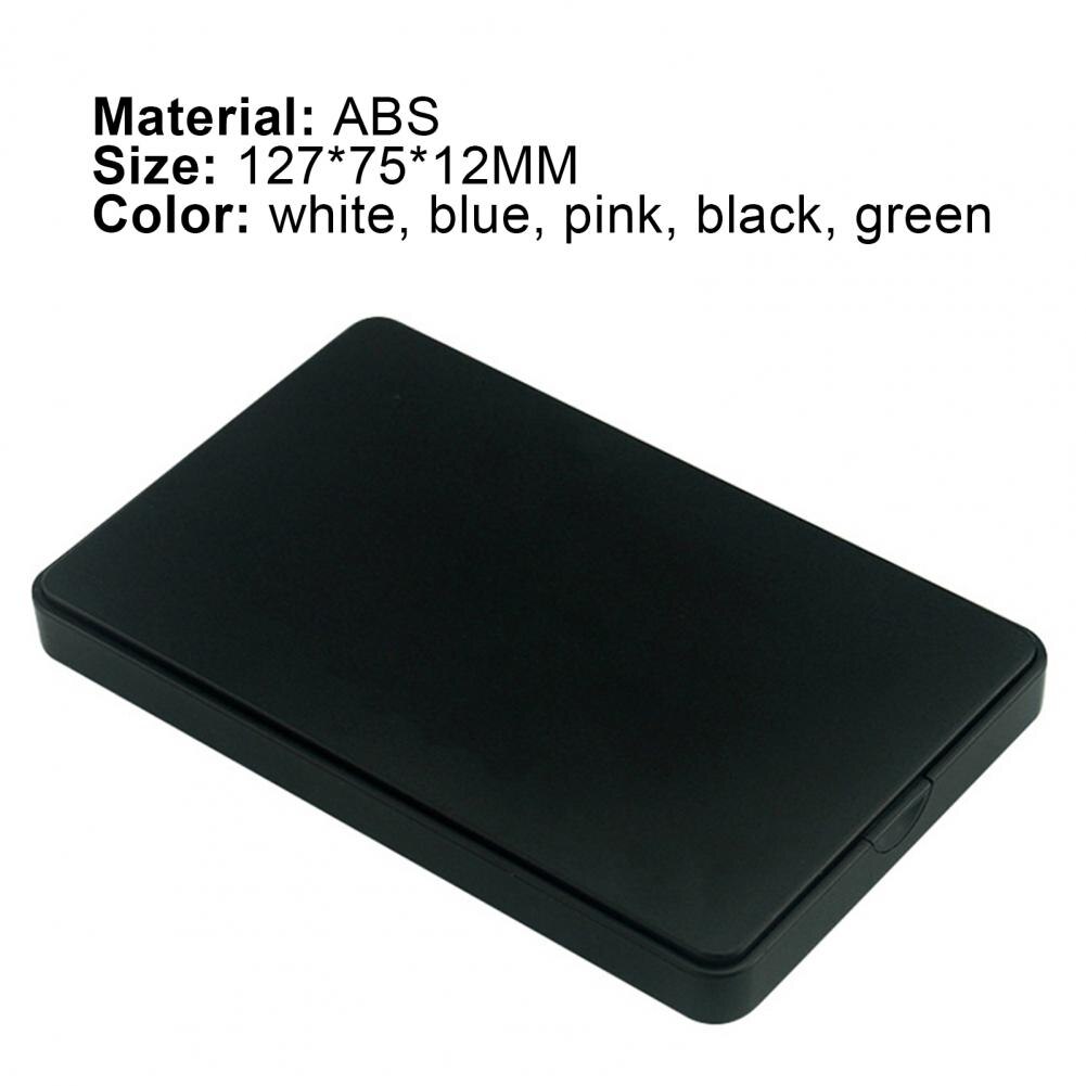 Usb 3.0 5Gbps 2.5Inch Draagbare Sata Externe Transmissie Sluiting Hdd Harde Behuizing Disk Case Box Externe Harde Schijf voor Pc