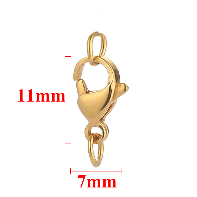 25Pcs Rvs Kreeft Sluitingen Jump Ringen Haken Connector Armband Ketting Kettingen Diy Sieraden Maken Bevindingen Supplies: Paars