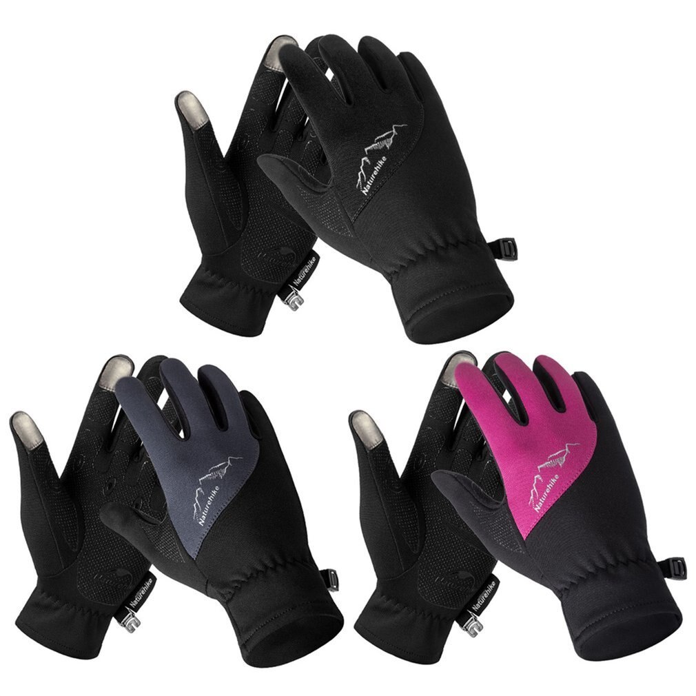 Naturehike Outdoor Sports Gloves Windproof Touch Screen Full Finger Gloves Men Women Men Climbing Cycling Safety Gloves