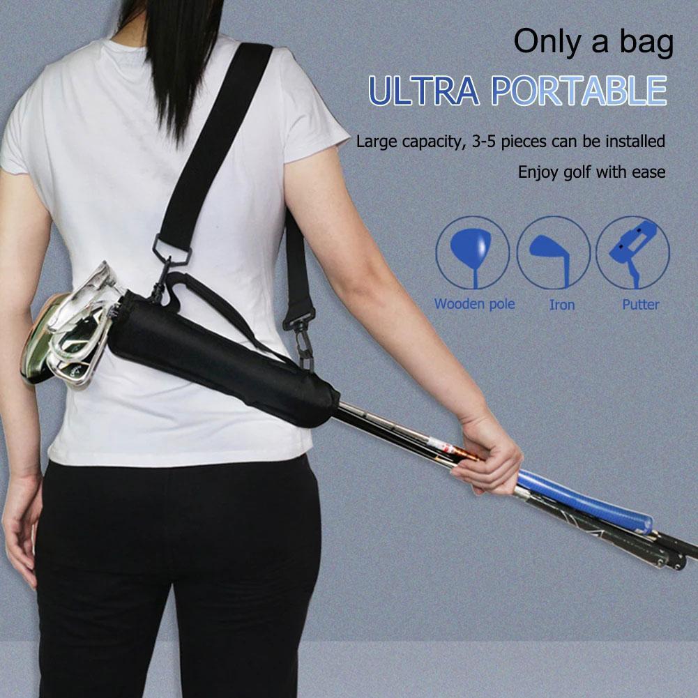 Golf Club Bag Simple, Portable, Foldable Mini Lightweight Half-set Golf Soft Bag