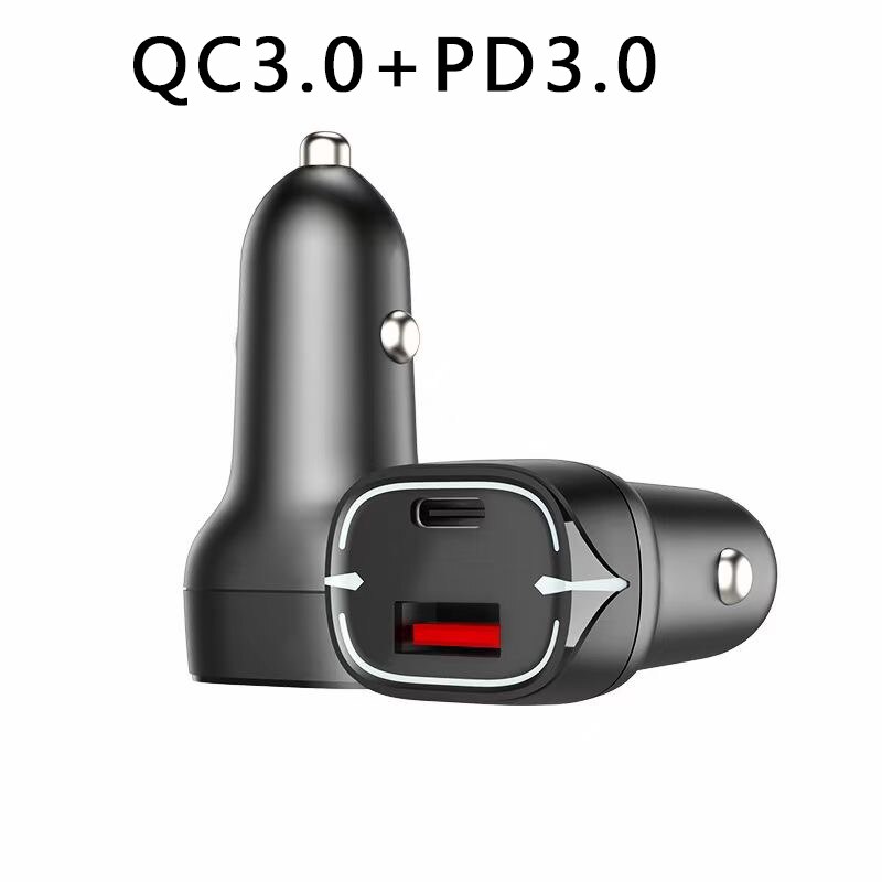 45W Pd Usb C Auto-oplader Quick Lading QC3.0 Telefoon Oplader Type C Snel Opladen Voor Iphone 13 Xiaomi huawei Samsung