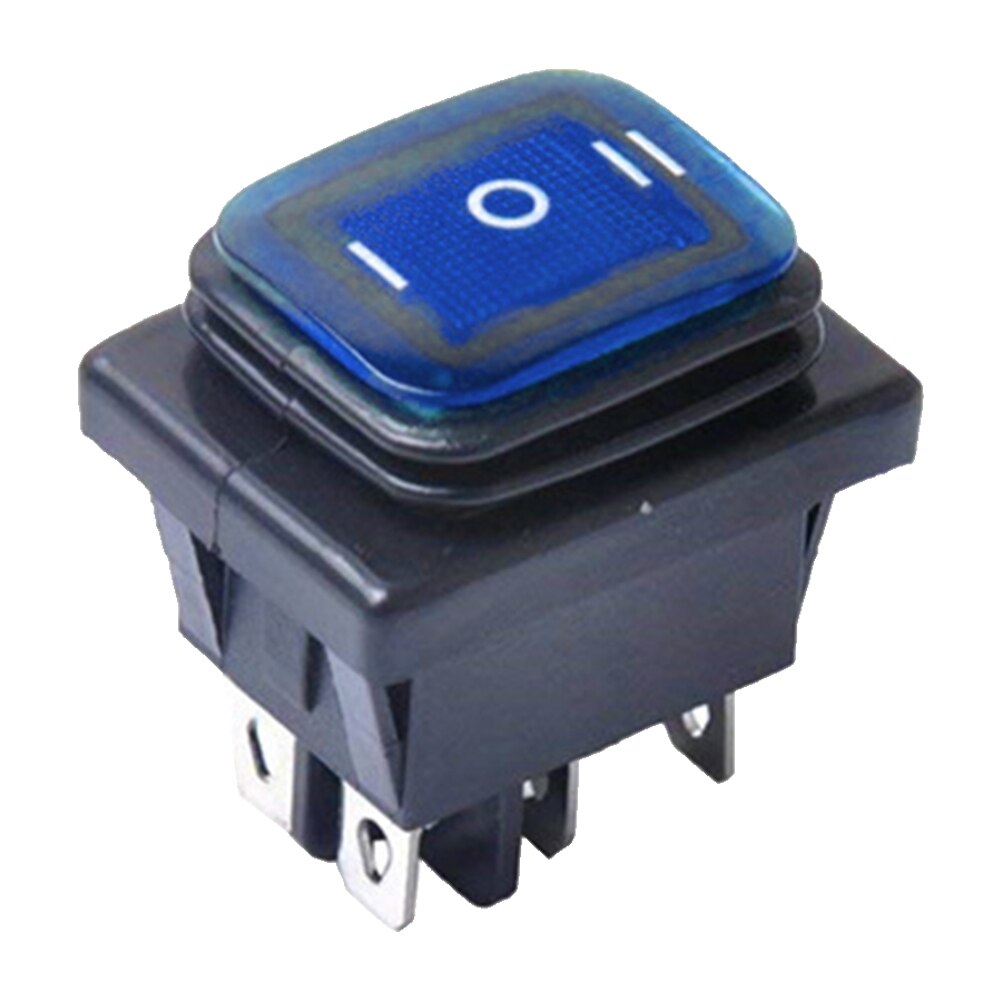Vedenpitävät autotarvikkeet venetarvikkeet auton osat päälle/pois-kytkin muovinen vipu 6- nastainen vene led-valolla