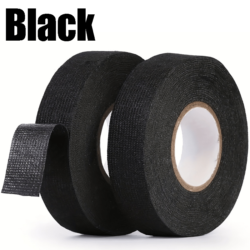 Hitzebeständiges, selbstklebendes Stoffband für Kfz-Kabelband, Kabelbaum, Kabelbaum, elektrisches Wärmetuch, 9 mm, 15 mm, 19 mm, 25 mm: 1mm / 1m