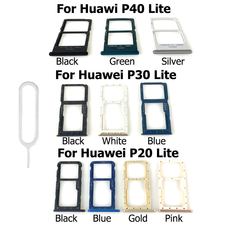 Porte-carte SIM de remplacement, pour Huawei P40 Lite P30 P20 Lite