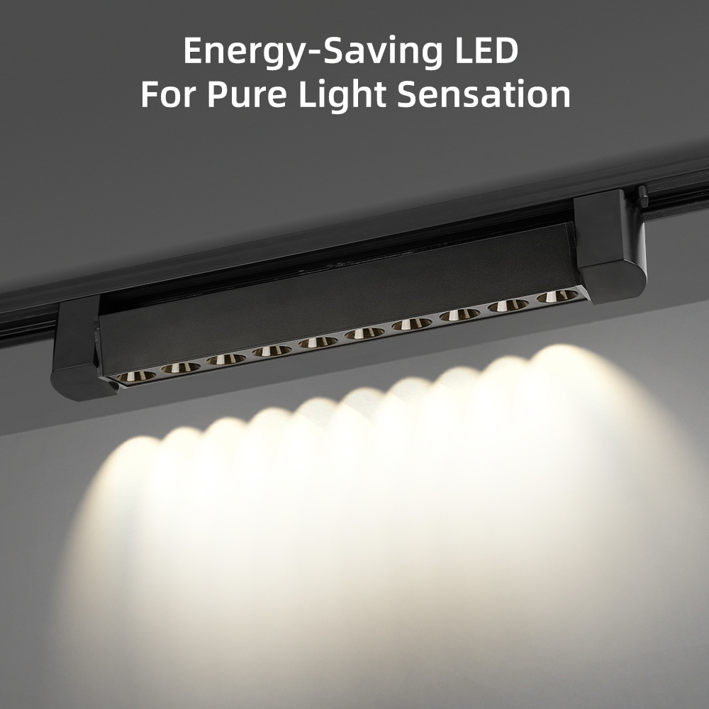 Faixa de led luz pista holofote & holofote cabine ferroviário iluminação casa loja decoração teto alta brilhante tira lâmpada tenda pontos led