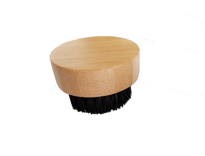 Cepillo de plástico para Barba, cerdas de jabalí, bigote, peine para Barba