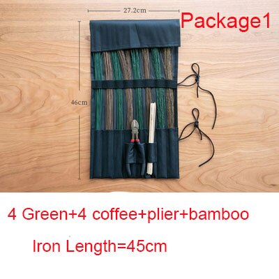 Ikebana japonesa, herramientas profesionales de floristería, arreglo de flores, cinta Floral, tensado de cables de hierro fijo: package1