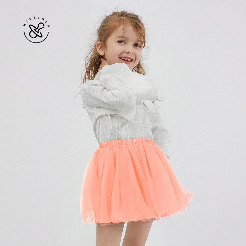 Filles tutu jupes pettijupes enfants ballet danse effectuer costume de fête enfant en bas âge jupe: orange / 90cm