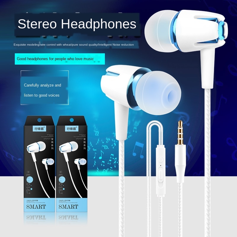 In ear phones wired Earphone E18 Adjustable volume pause/play For Huawei xiaomi Honor 3.5mm earbuds wire Headset for smartphone