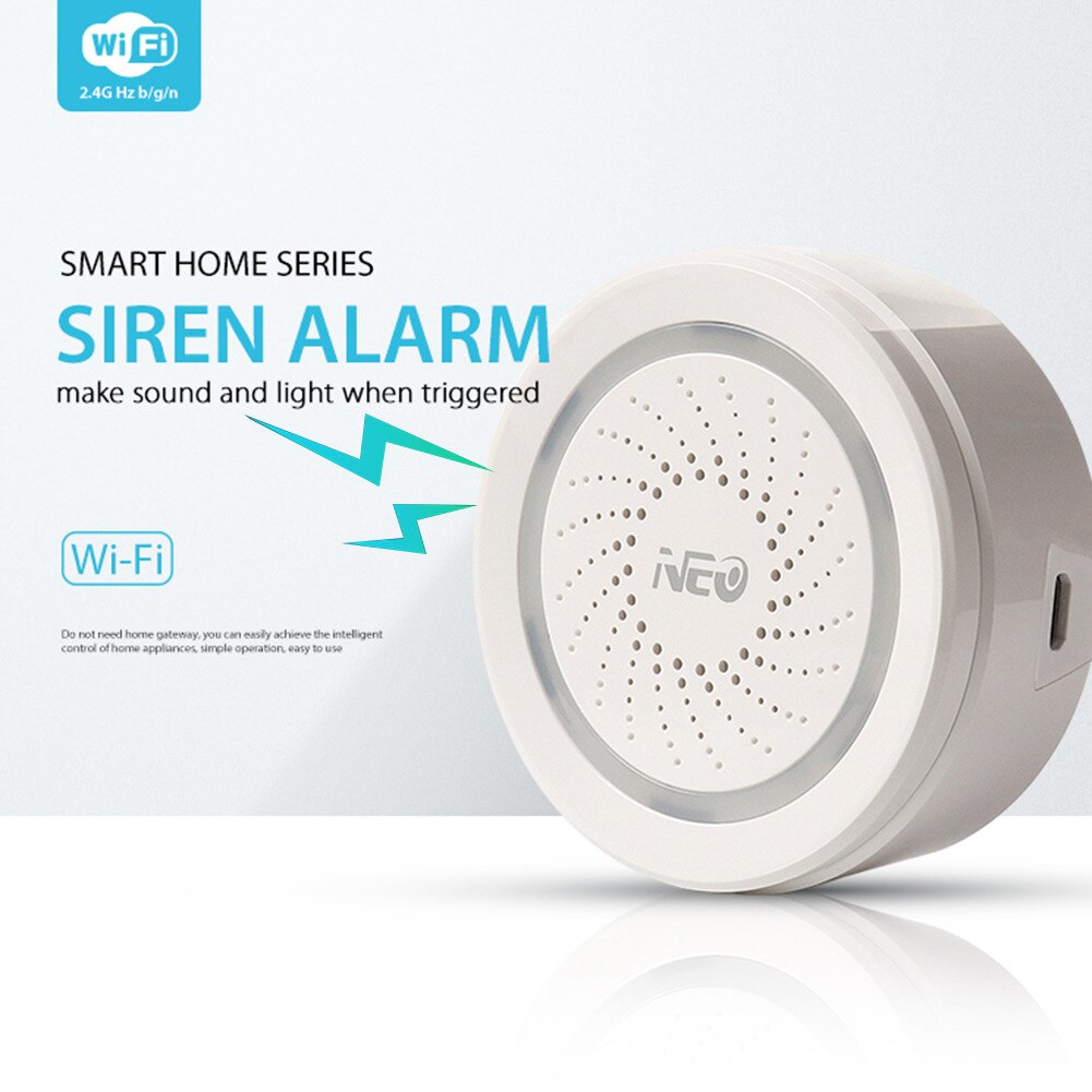 NEO WiFi USB Siren Alarm Sensor Smart Wireless USB... – Grandado