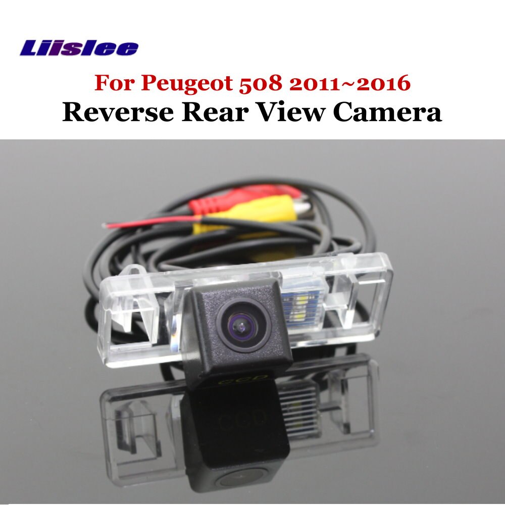 Car Reverse Rear View Camera For Peugeot 508 Compatible Original Screen Vehicle Back Up CAM Sets RCA Adapter