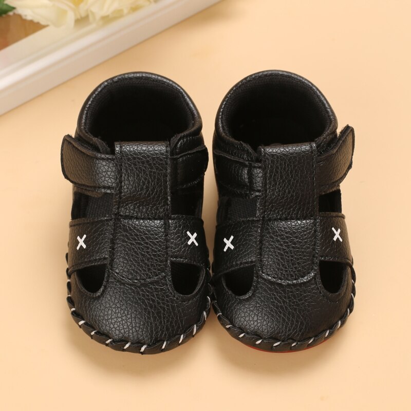 Baby Schuhe Mädchen Jungen Sandalen Neugeborenen Baby Schuhe PU Leder Nicht-Unterhose 0-18 Monate Wanderschuhe Erste Gehhilfe Baby Schuhe