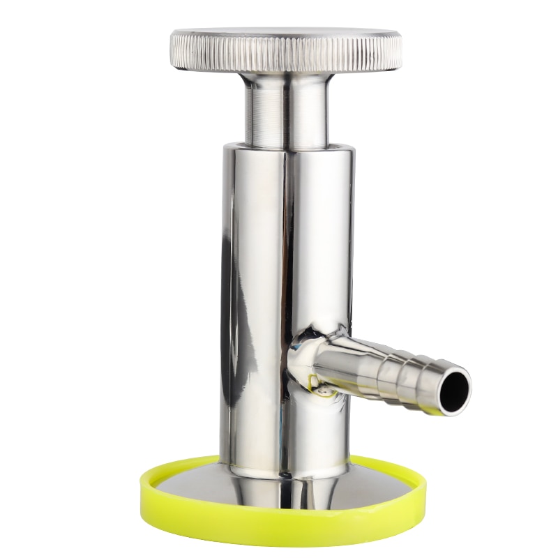 Sanitary Sampling Valve 304 Stainless Steel 50.5mm 25.4mm Ferrule OD Fit 1/2" 1.5" Tri Clamp Pipe Fitting Homebrew Hardware