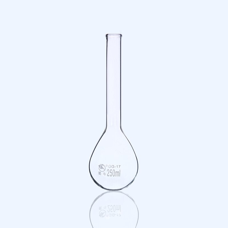 Kjeldahl-frasco de nitrógeno de cuello largo, botella de nitrógeno, vidrio de borosilicato, equipo de laboratorio