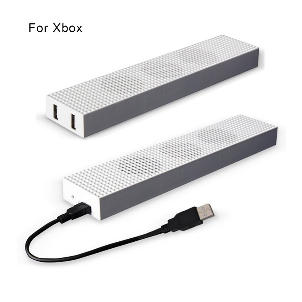for Xbox One S Cooling Fan with 2 USB Ports Hub and 3 H/L Speed Adjustment Cooling Fans Cooler for Xbox One Slim Gaming Console