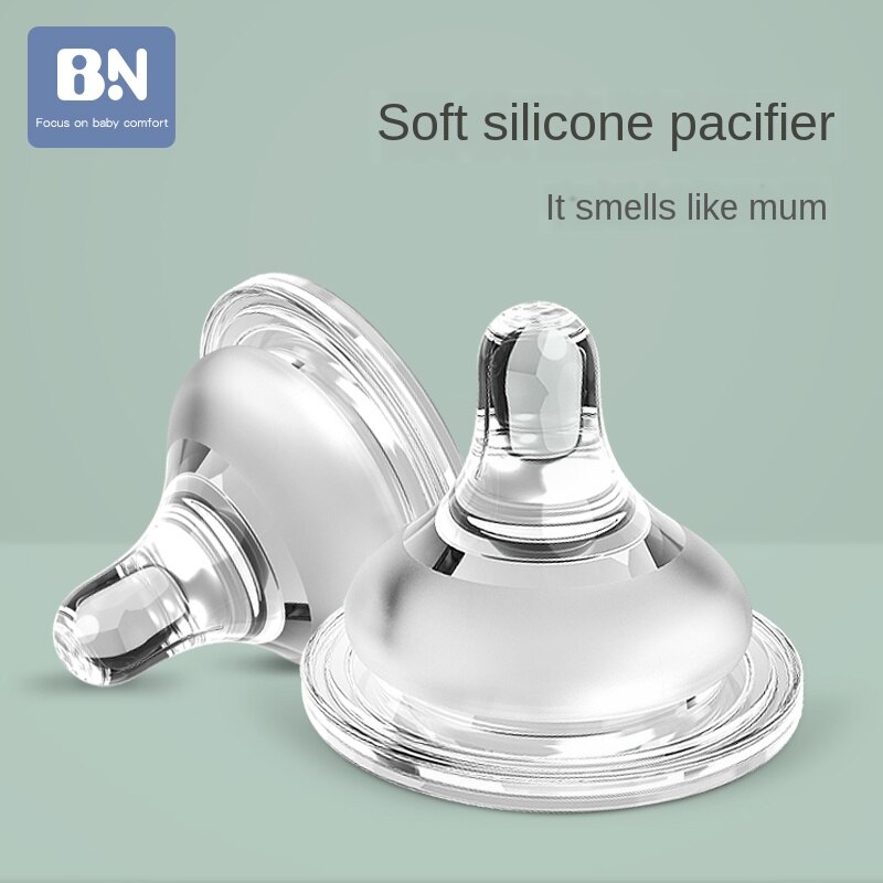 Beineng Silicone Nipple-with Straight Bottle