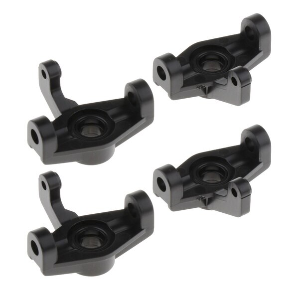 4Pcs 1/14 RC Car Plastic Front Hub Carrier Upgrade Parts for WLtoys 144001: Default Title