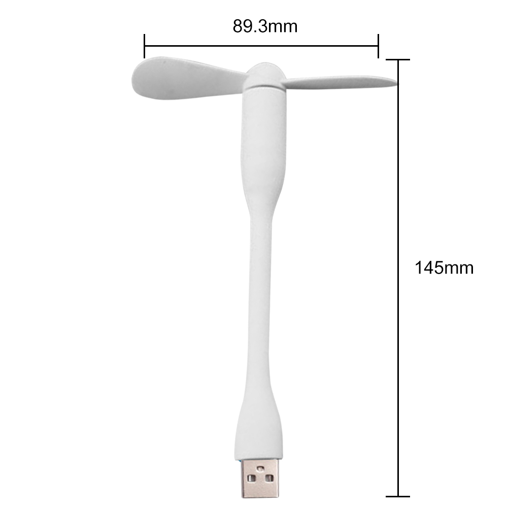 USB Small Fan Flexible Bendable Mini Fan For Power Bank Laptop PC Charger Portable Hand Cooling Fans For Computer Summer Gadgets: Red