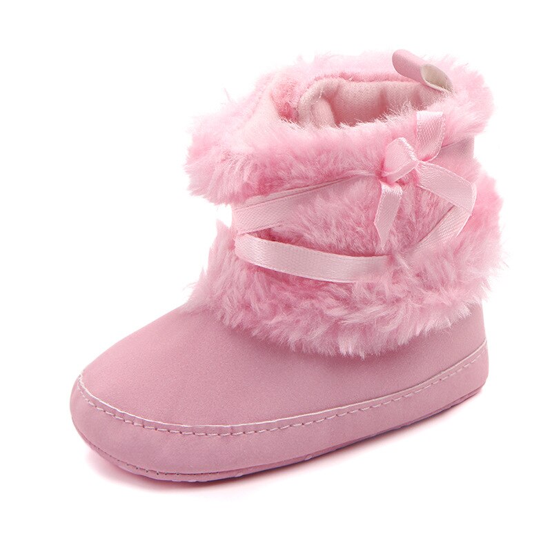 Arcos botas de bebê macio sola de algodão recém-nascido do bebê sapatos de inverno quente grosso anti derrapante infantil da criança botas de neve primeiros caminhantes