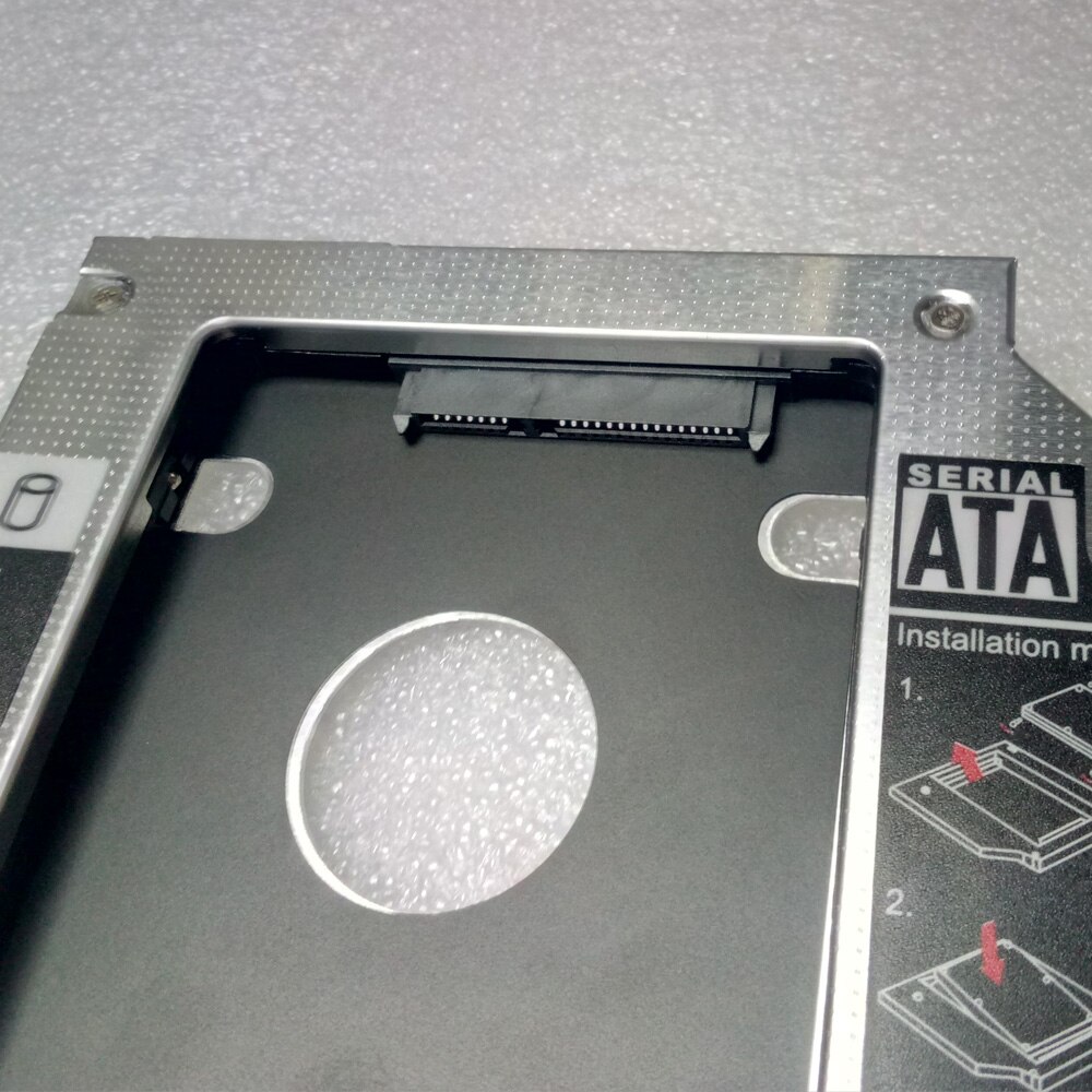 Serial ATA Hard Drive Bay Adapter Caddy w/ Faceplate For Latitude E6420 E6320 E6520 Series D P/N: 064DJG