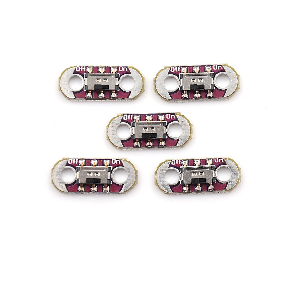 5 Pieces LilyPad Slide Switch SWITCH-DPDTSMD Toggle Switch AYZ0202 Diy Kit