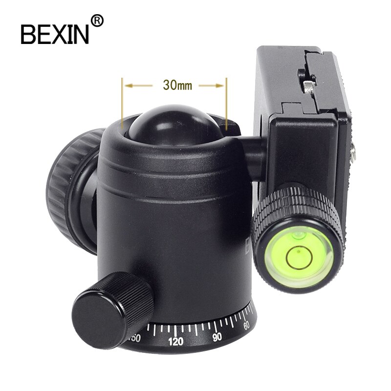 Camera tripod head panoramic shooting photo ballhead monopod mount head mini ballhead camera adapter for dslr camera tripod