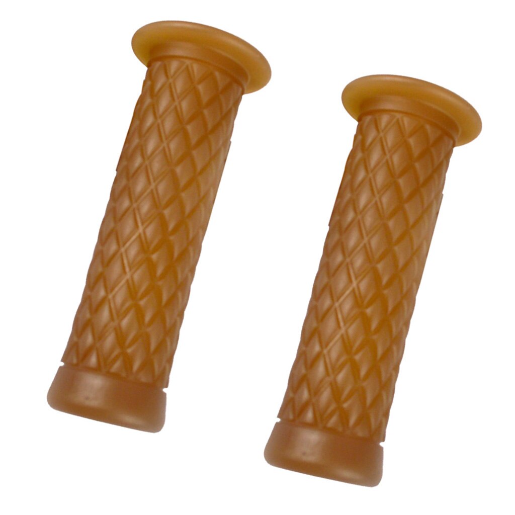 Pair Motorcycle Rubber Hand Grips for 883/1200 for Yamaha for Kawasaki CB400 Soft Shock-Resistance