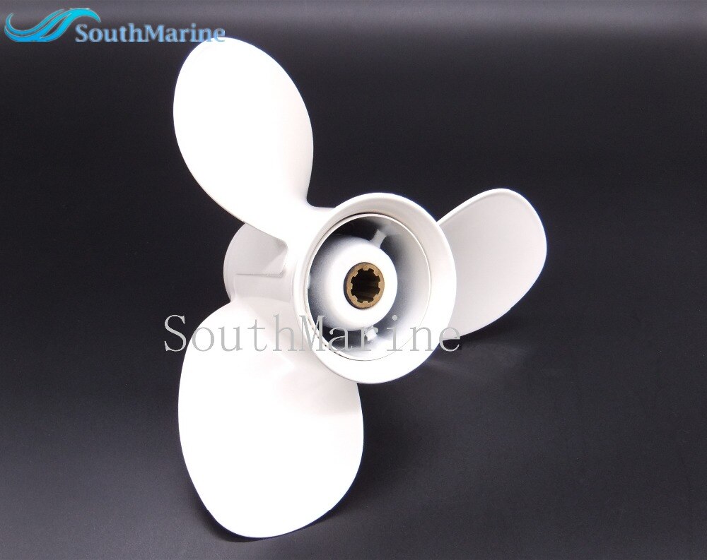 Marine Propeller Aluminium Propeller 9 1/4x11-J für Yamaha 9.9HP 15HP Außenbordmotor 9 1/4x11-J passen Hidea Parsun HDX 15hp