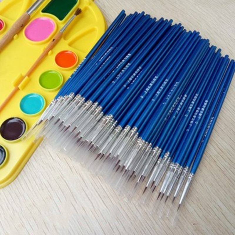 Hook Line Nylon Brush Pen Fine/Thin Small Brush Watercolor/Gouache/Acrylic/Digital Oil Painting Drawing Art Paint Brush Pen Tool