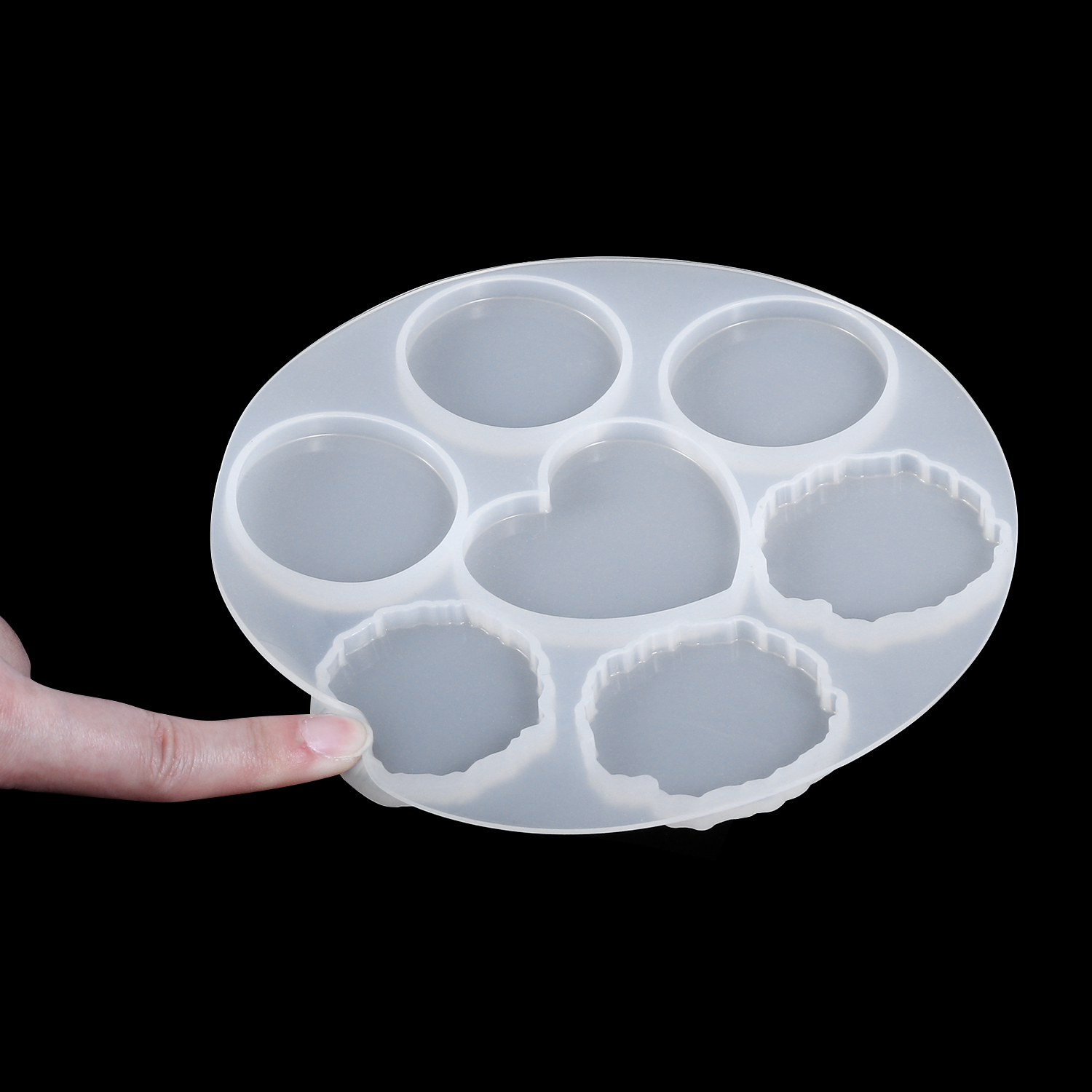 Smykker mobiltelefon stativ holder silikon harpiks støpeformer mobiltelefon brakett krystall epoksy støpeformer til diy håndverk epoksy form: form