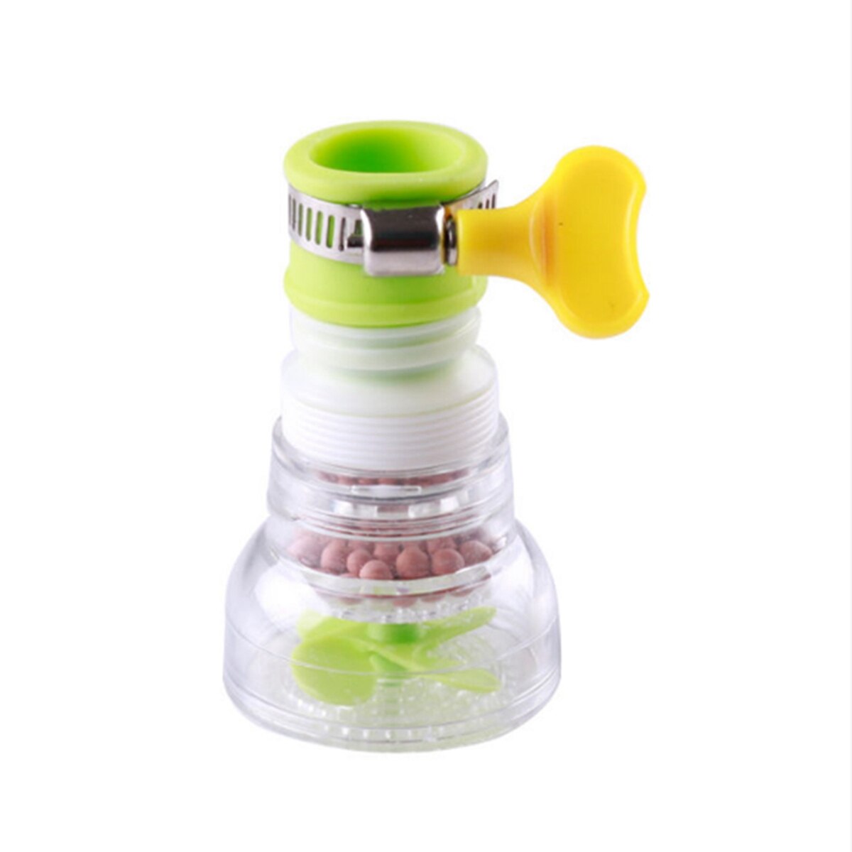 Économiseur d'eau rotatif, accessoires de cuisine, salle de bains, filtre d'arrosage, rallonges de robinet, outil télescopique de filtrage de l'eau du robinet: 5