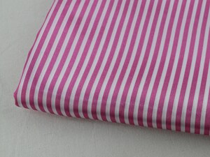 Zachte Shirt Pyjama Doek Charmeuse Satin Gedrukt Stof Stripes: color 10 pink