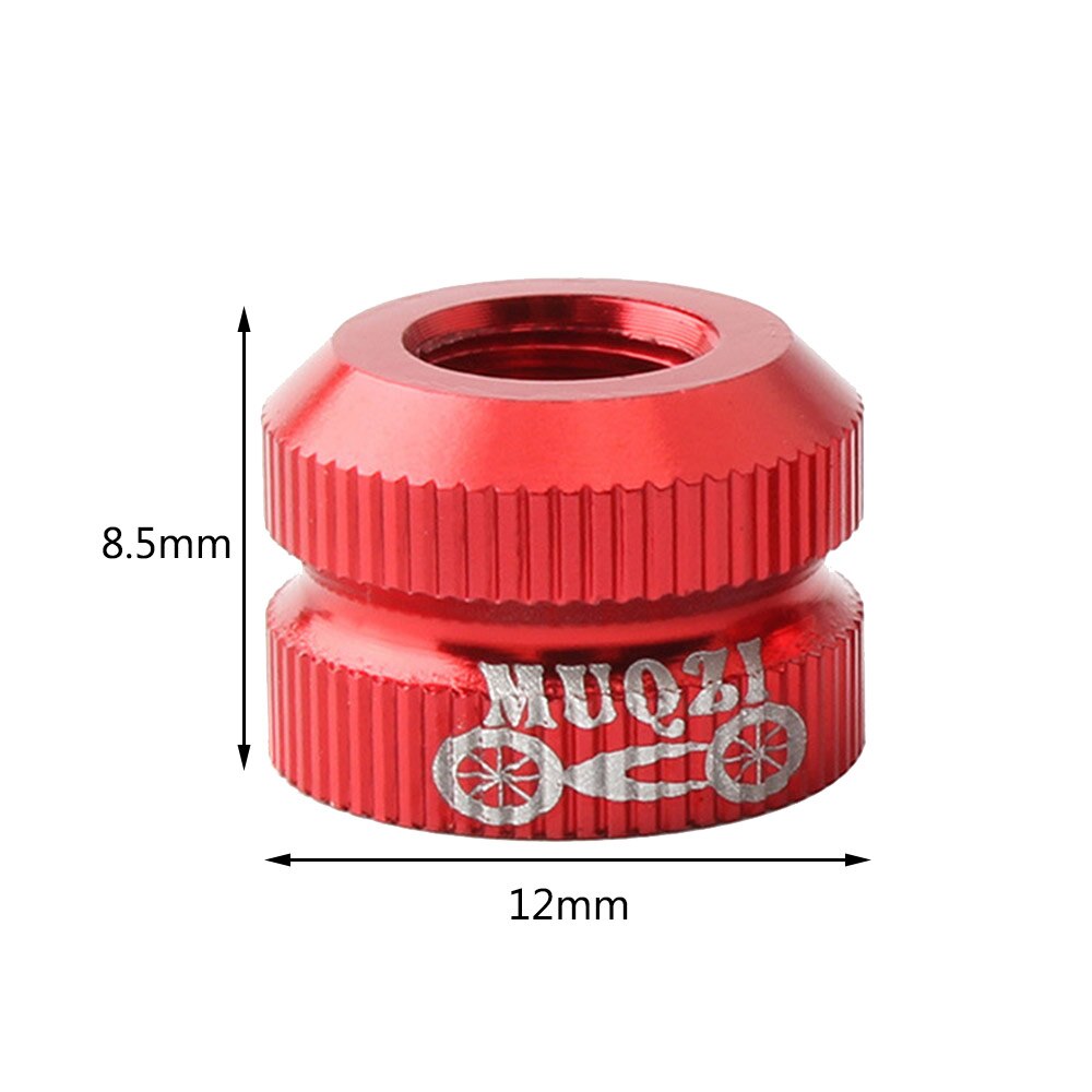 MTB Road Bike Bicycle Tubeless Tire Presta Valve Nut Inner Tube Valve Caps Vacuum Tire Nozzle Lock Nut Replacement Accessories