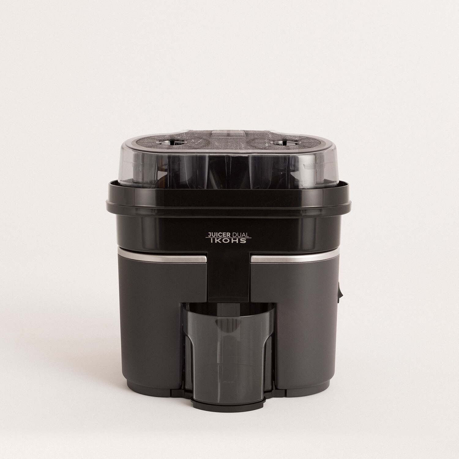CREATE - JUICER DUAL - Exprimidor doble eléctrico 90W, Corta, Exprime, Zumos, Deposito de 500ml, Filtro de Pulpa