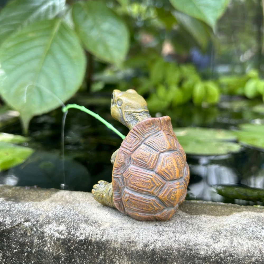 Vissen Schildpad Aquarium Decoratie Creatieve Leuke Standbeeld Schildpad Hars Aquarium Ornament Landschap Aquarium Decoraties