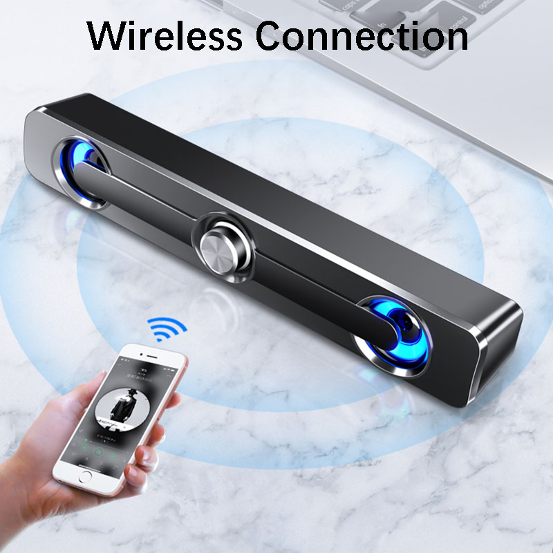 Altavoz Portátil con Bluetooth 5,0, dispositivo estéreo con doble efecto de graves, manos libres, FM, color negro, para portátil, teléfono, tableta, MP3 y MP4