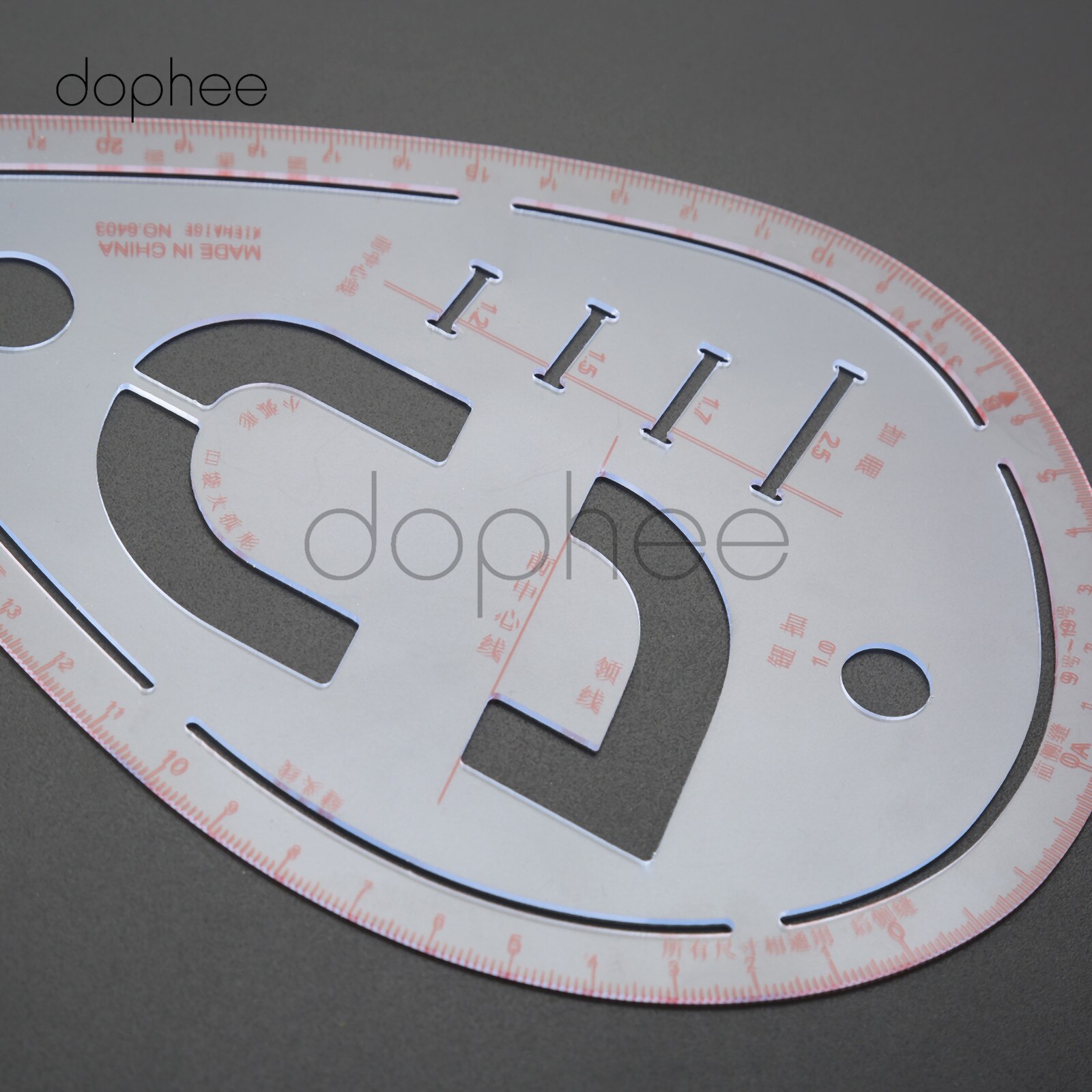 Dophee 1 stks Multi-stijl Naaien Patchwork Heerser Franse Curve Metrische Liniaal Voor DIY Kleermaker Naaien Dressmaking