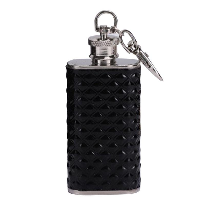 1/2 unzen Whiskey Flasche Flachmann Reise Alkohol Flasche Whiskey Tasche Mini Wein Flasche Flachmann Hängen Metall alkohol Flaschen