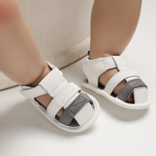 Sommer baby pige dreng sød sandal nyfødt spædbarn afslappet udendørs barneseng sko 0-18 måneder