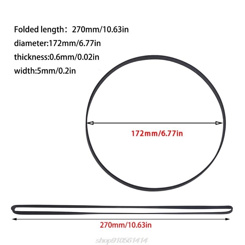 2PCS Record Player Turntable Belt for PIONEER PL335 PL200Z PL281 PLX50 PLX340 PLZ81 PLZ82 PLZ91 PLZ92 PLZ93 J21 21