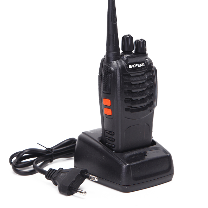 Baofeng BF-888S Walkie Talkie Uhf Twee Manier Radio BF888S Handheld Radio 888S Comunicador Zender Transceiver + 4 Headsets