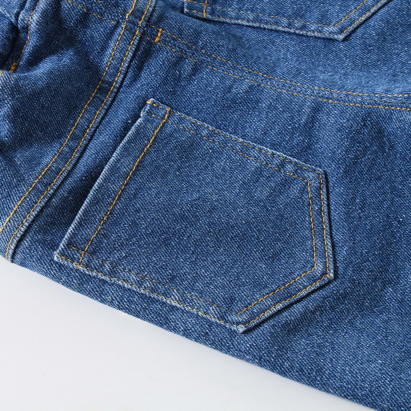 IENENS Boot Cut Pants Girl Stretch Jeans Kids Clothes 2-7 Years Children Denim Pants Spring Autumn Clothing Skinny Long Pants