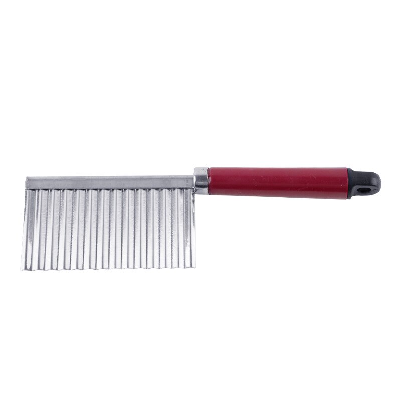 Cuchillo de acero inoxidable con forma de onda para patatas fritas, aparatos domésticos, manual, herramientas de cocina, buenas cosas