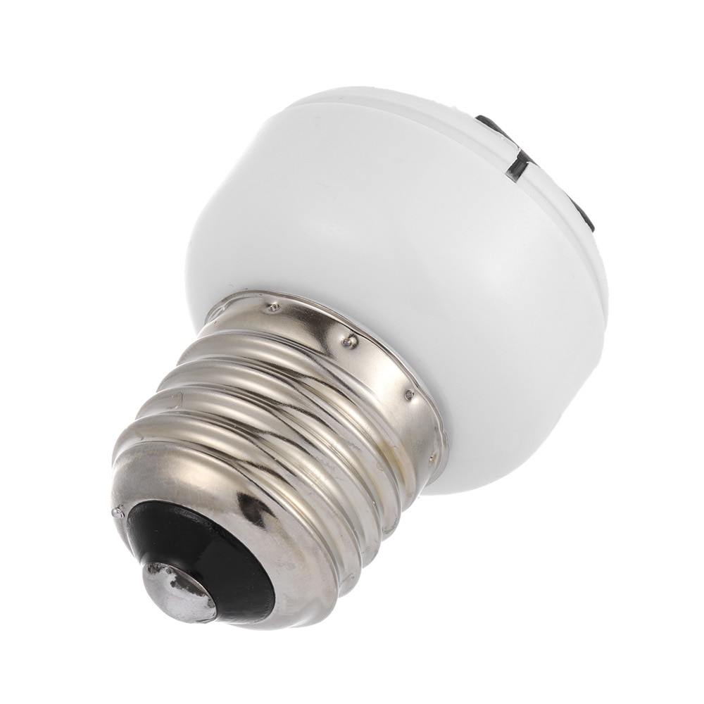 E27 ABS US/EU/AU Plug Connector Accessories Bulb Holder Lighting Fixture Bulb Base Screw Adapter White Lamp Socket