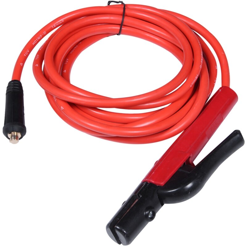 Welding Machine Accessories 200 Amp Electrode Holder 5M Cable+200 Amp Earth Clamp 2M Cable,Both with Dkj10-25 Connector