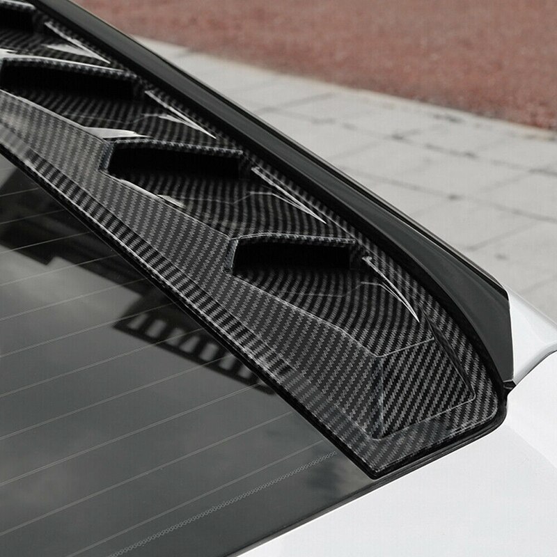 Auto Carbon Fiber Abs Venster Lamellen Luiken Cover Voor Honda Civic Sedan
