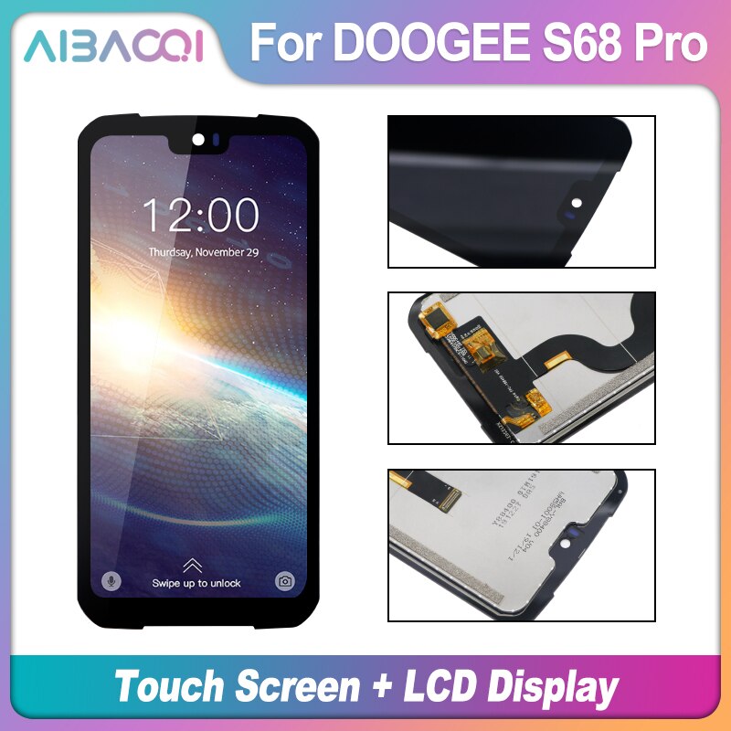 Touch Screen+LCD Display Assembly Replacement For Doogee S30/S40/S55/S60/S68 Pro/S70/S88 Pro/S90/A95 Pro/Shoot 1 Phone